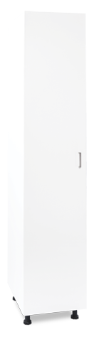 450mm white laundry cupboard - 1 door tall boy